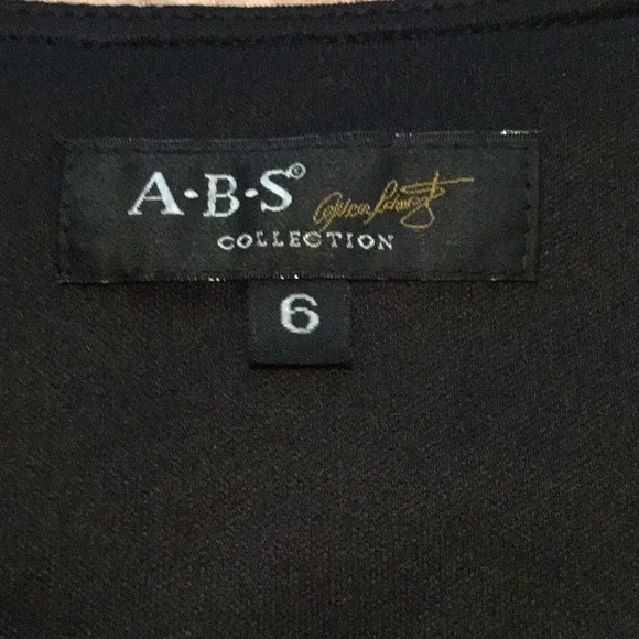 ABS Allen Schwartz Collection black knit dress - Picture 6 of 8
